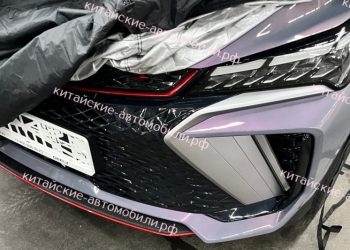 Новый кроссовер Geely заметили в России